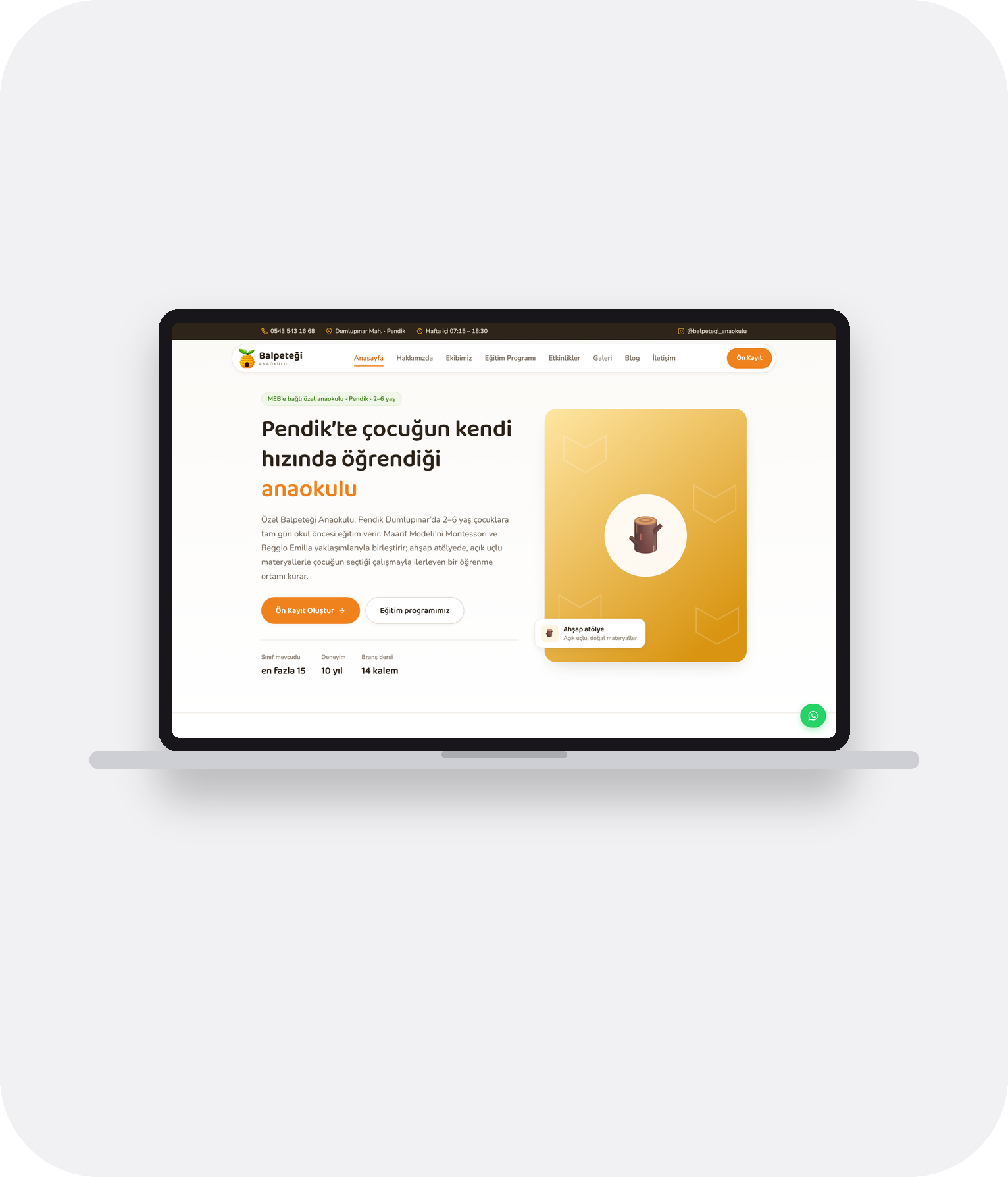 Balpeteği Anaokulu - Web & SEO