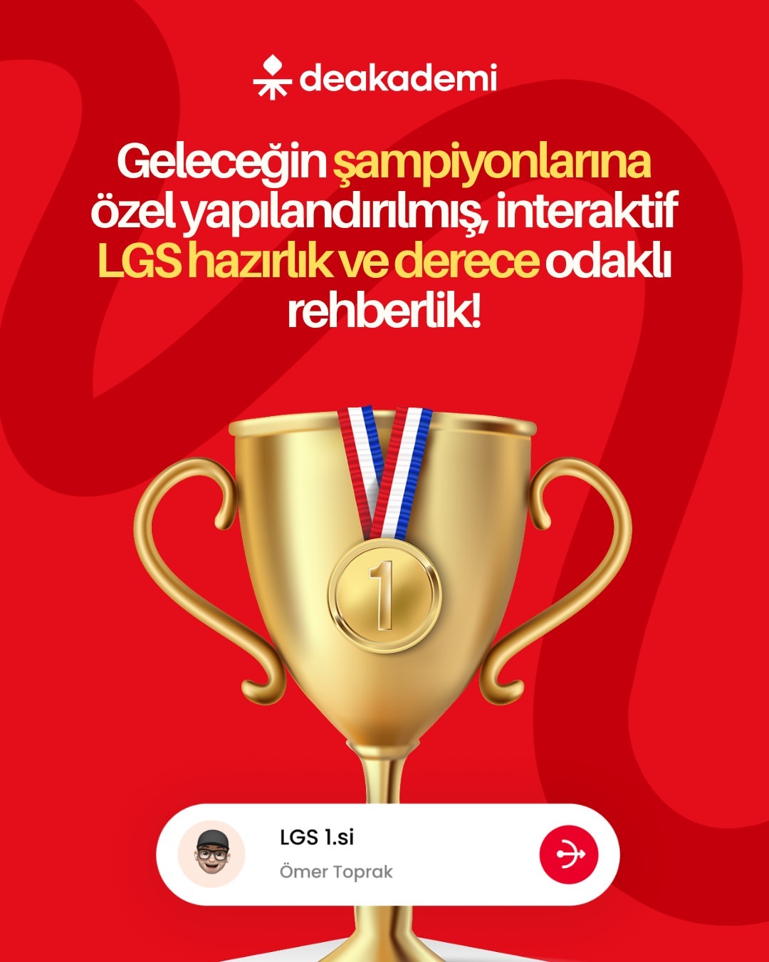 Instagram gönderisi: LGS hazırlığı ve dereceye odaklı rehberlik