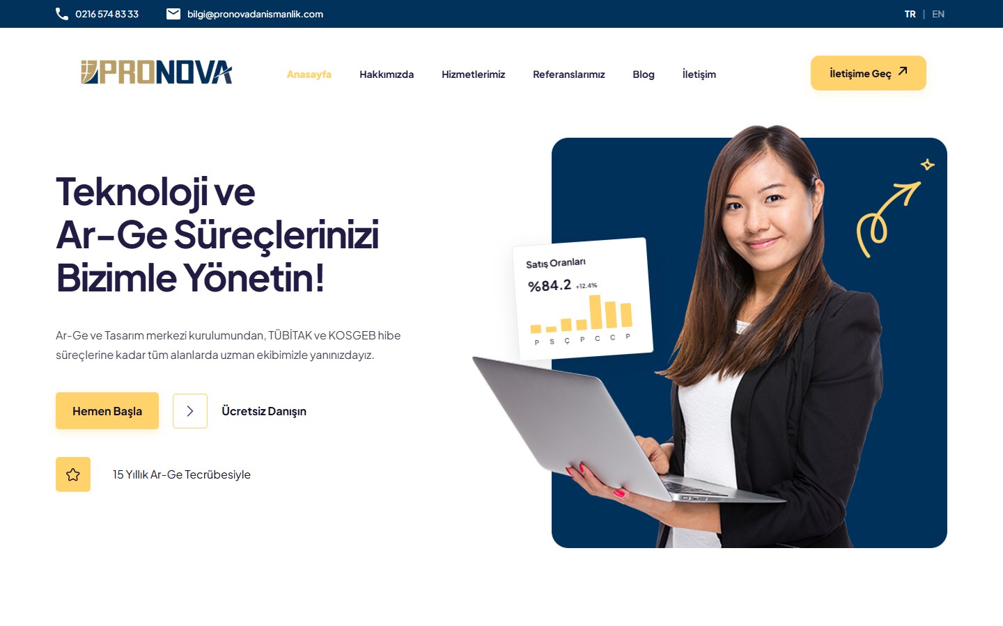 Pronova Danışmanlık - Web Sitesi