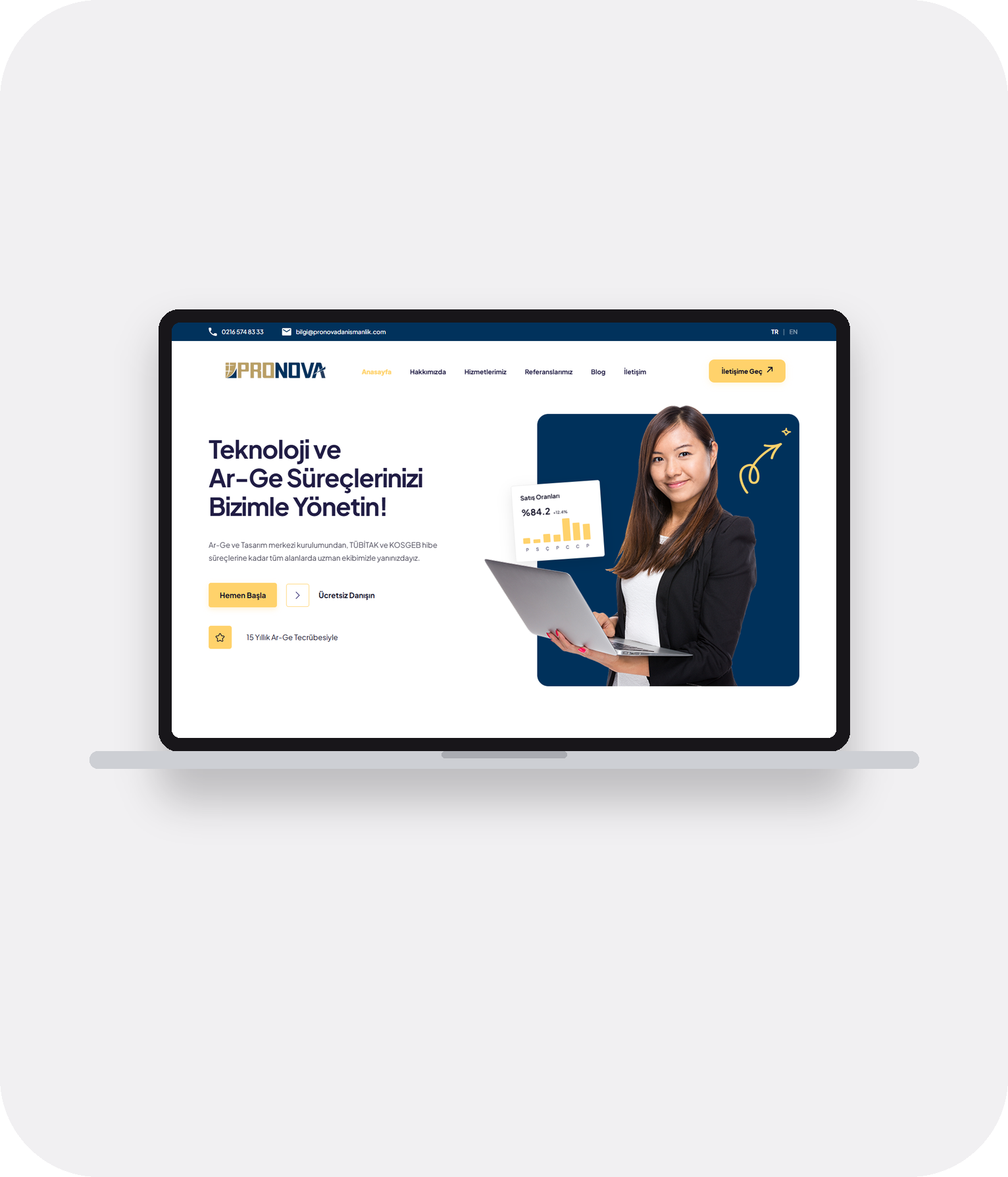 Pronova Danışmanlık - Web Sitesi