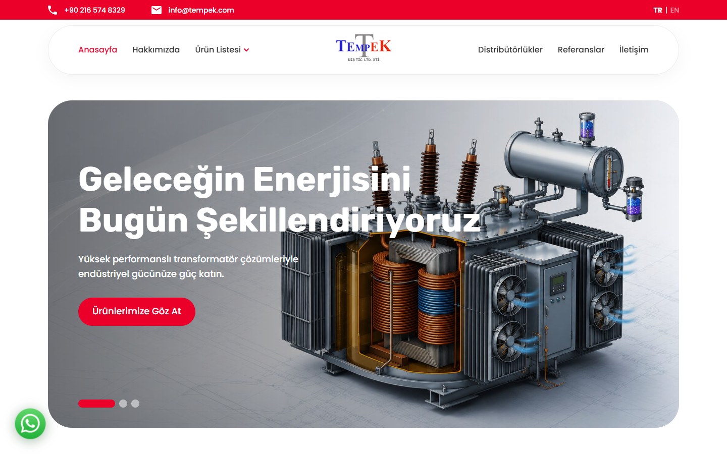 Tempek - Kurumsal Web Sitesi
