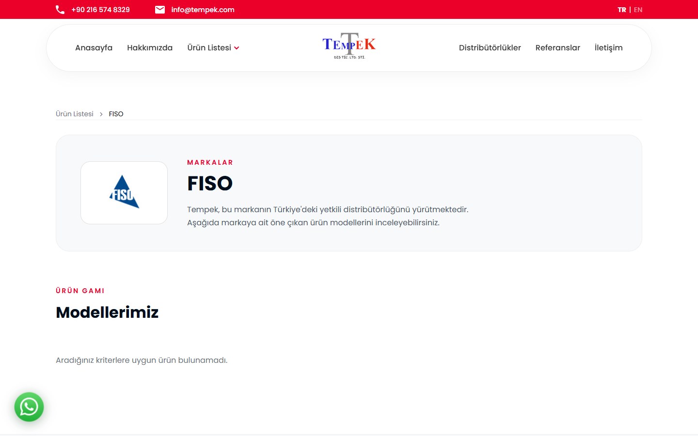 Tempek - Kurumsal Web Sitesi