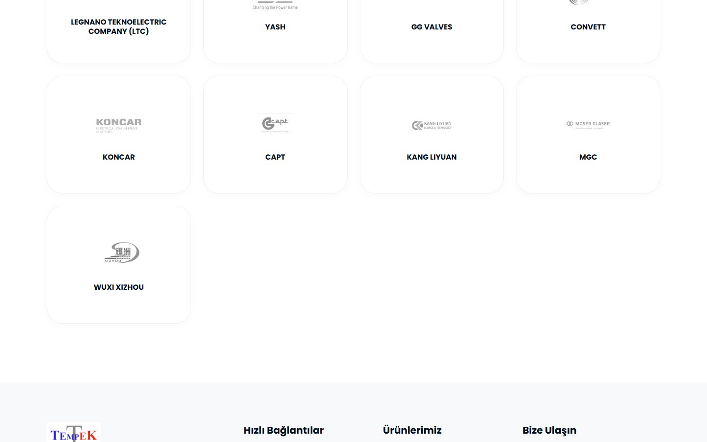 Tempek - Kurumsal Web Sitesi